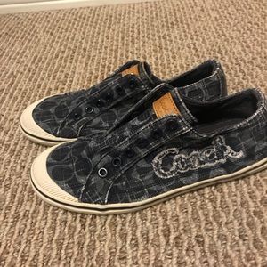 Navy Coach Shoes